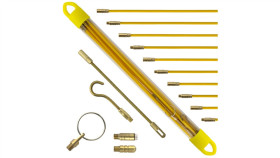 Zestaw Skręcanych Prętów Z Włókna Szklanego Do Przeciągania Kabli Fi:6Mm 10X...