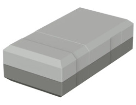 PS enclosure, (L x W x H) 100 x 54 x 30 mm, light gray/agate gray (RAL 7035), IP40, 32103000