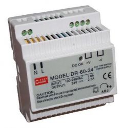 ZI 24V 2,5A NA SZYNE DR60-24