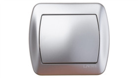 Simon Akord Łącznik Jednobiegunowy Aluminium Metalizowane Aw1/26