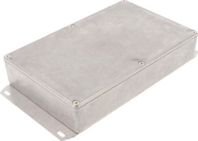 Aluminum die cast enclosure, (L x W x H) 188 x 120 x 37 mm, natural, IP54, 1590DDF