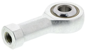 Końcówka pręta, typ: Żeński, M5 x 0,8 żeńskie, Stal