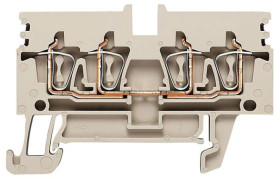 Złączka szynowa przelotowa ZDU 2.5N/4AN 1933740000 /50szt./