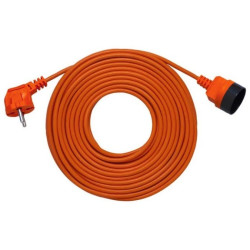 Przedłużacz ogrodowy 1-gniazdo b/u 20m /OMY 2x1,5/ pomarańczowy PK-1020-1,5