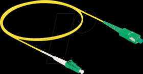 83235 Fiber optic cable, LC-APC / SC-APC, simplex, OS2, 1m