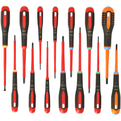 Bahco BE-9876S BE-9872 ERGO&#x2122; Screwdriver Set, 14 Piece
