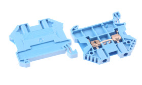 Blok zacisków przelotowych RS PRO poziomy: Pojedynczy 22 → 12AWGŚruba raster: 5.1mm 24A 1 kV