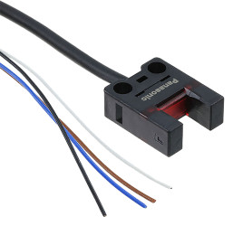 Czujniki fotoelektryczne widełkowy Panasonic NPN zakres 6 mm Podczerwień