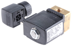 Zawór elektromagnetyczny 230 V AC Burkert 2-drogowy G 1/8 cala żeńskie 1/8cal NC