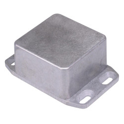 1590LBFL Hammond Natural Aluminium Die Cast Enclosure with Flanged Lid 50.5 x 50.5 x 31mm