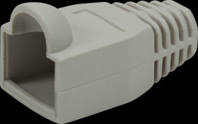 MP0063 Strain relief boot for RJ45 plugs, 50 pcs, grey