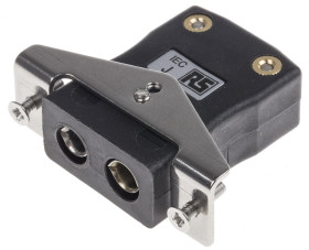 Złącze termoparowe Złącze termoparowe RS PRO do Termopara typu J Standardowy Uchwyt ze stali nierdzewnej