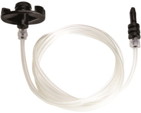 Cartridge adapter kit, 30/55 ccm with hose 0.9 m and connection coupling, black, 93055-3RHB