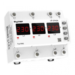 Przekaźnik napięciowy trójfazowy DigiTop VP-3F40A