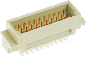 Złącze DIN 41612 30 -pinowe 3 -rzędowe raster: 2.54mm Męski 09251306921