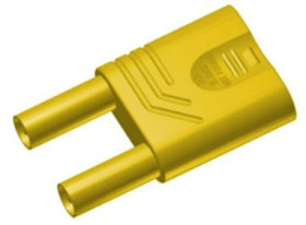 Złącze bananowe Męski Gniazdo bezsprężynowe 4 mm Żółty 32A Hirschmann Test & Measurement rozmiar 4 mm