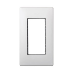 Simon Connect Ramka obudowy S500 1-modułowa 2x K45 czysta biel 51010101-030