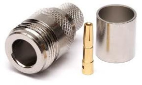 Gniazdo N zaciskane na przewód koncentryczny RG58