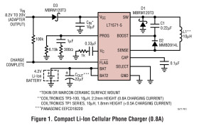 Constant-Current/Constant-Voltage Battery Charger with Preset Voltage and Termination Flag