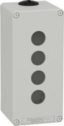 Enclosure, 80 x 175 x 77 mm, gray, for M25 cable entry, XAPD3504