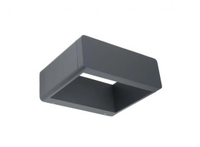 Kinkiet zewnętrzny Form B FLS-K100, IP65, LED 9W, ciemny popiel, 4000K, 0438621