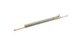 Szyna Zbiorcza Miedziana 12X4x455mm Z Zaciskami Przyłączeniowymi 037302