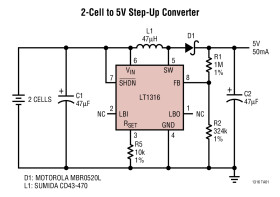 Micropower DC/DC Converter with Programmable Peak Current Limit