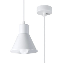 Lampa wisząca TALEJA 1 biała E27