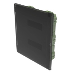 Rozdzielnica modułowa 2x12 podtynkowa IP40 PRACTIBOX3 drzwi transparentne 401753