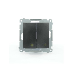 Łącznik krzyżowy podwójny antracyt DW7/2.01/48 Kontakt Simon54