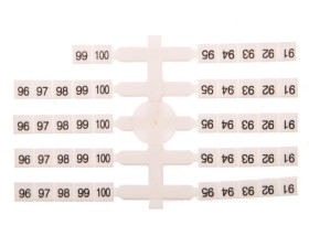 Oznacznik elastyczny do złączek szynowych EO3 /91-100/ 20x10szt. 003901770