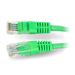 Przewód sieciowy Ethernet Patchcord UTP 5e 3m - zielony