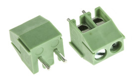 Klucz polaryzacyjny 2 -pinowe raster 3.5mm Przewlekany Męski RS PRO