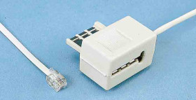 Przedłużacz kabla telefonicznego złącze A Męskie złącze B Męskie