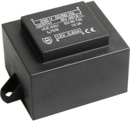 Transformator do PCB, z kołnierzem EI 48/16,8 Gerth PT482402F 230 V N/A N/A 10 VA