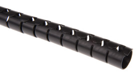 Spiralna owijka kablowa Czarny zakres 13 → 16mm -60→ +110 °C. HellermannTyton Polipropylen