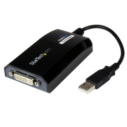 Adapter, 1920 x 1200, do wyświetlaczy: 1, USB A, USB 2.0, DVI