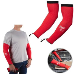 Rękawy robocze elastyczne odporne na przecięcia poziom ochrony 3/C o długości 40cm MILWAUKEE /para/