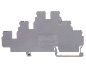 Złączka szynowa 3-pietrowa 2,5mm2 PE / N / L szara 870-567