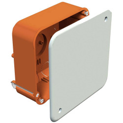 OBO Bettermann 2003449 Lining Box 105x105mm 20 Knockouts IP20 Flame-Resistant