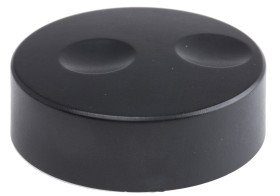 Pokrętło potencjometru oś: 6mm średnica: 38.6mm Okrągłe PVC Czarny RS PRO