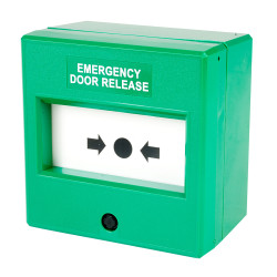 Comus CP74SG Like Glass Insert Green Emergency Door Release Point