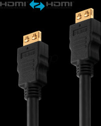 PI1005-005 HDMI-cable 4K male A &gt; male A, halogen-free 0.5 m