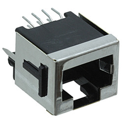 Złącze RJ45 Żeński Złącze RJ45 Przewlekany Cat3 TE Connectivity Pionowy 8-żyłowe