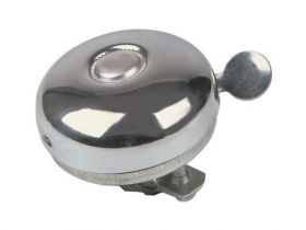 DZWONEK ROWEROWY METAL STAL