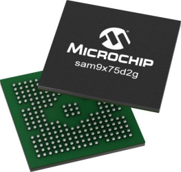 Mikrokontroler Microchip SAM9X72 TFBGA 243-pinowy Montaż powierzchniowy ARM926EJ-S 64 kB 32bit 800MHz SRAM