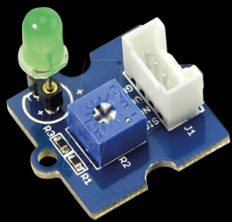 104030007 Arduino - Grove LED, 5 mm, green