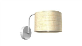 Kinkiet Marshall White / Rattan 1Xe27 Mlp7482 Milagro