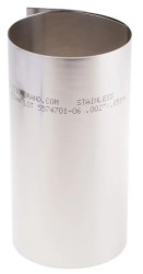 Podkładka regulacyjna ze stali, Czerwony, 50cal x 6cal x 0.051mm