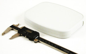 Obudowa ręczna 170 x 135 x 27mm IP54 Tworzywo ABS odporne na ogień Szary